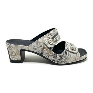 Vital Joy Frost Leather Dress sandals 05001 Clown/Apache Creme Grau